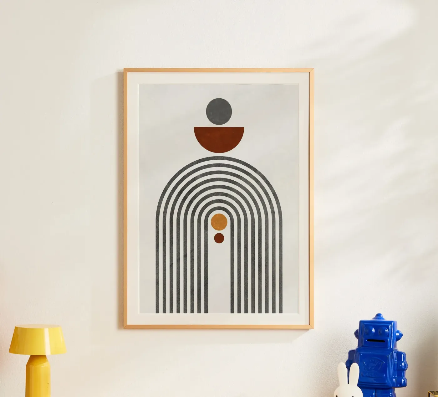 circle semicircle poster by Ron Bale