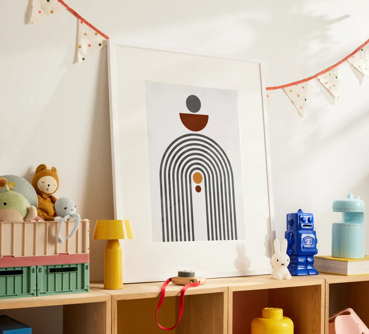 circle semicircle poster by Ron Bale