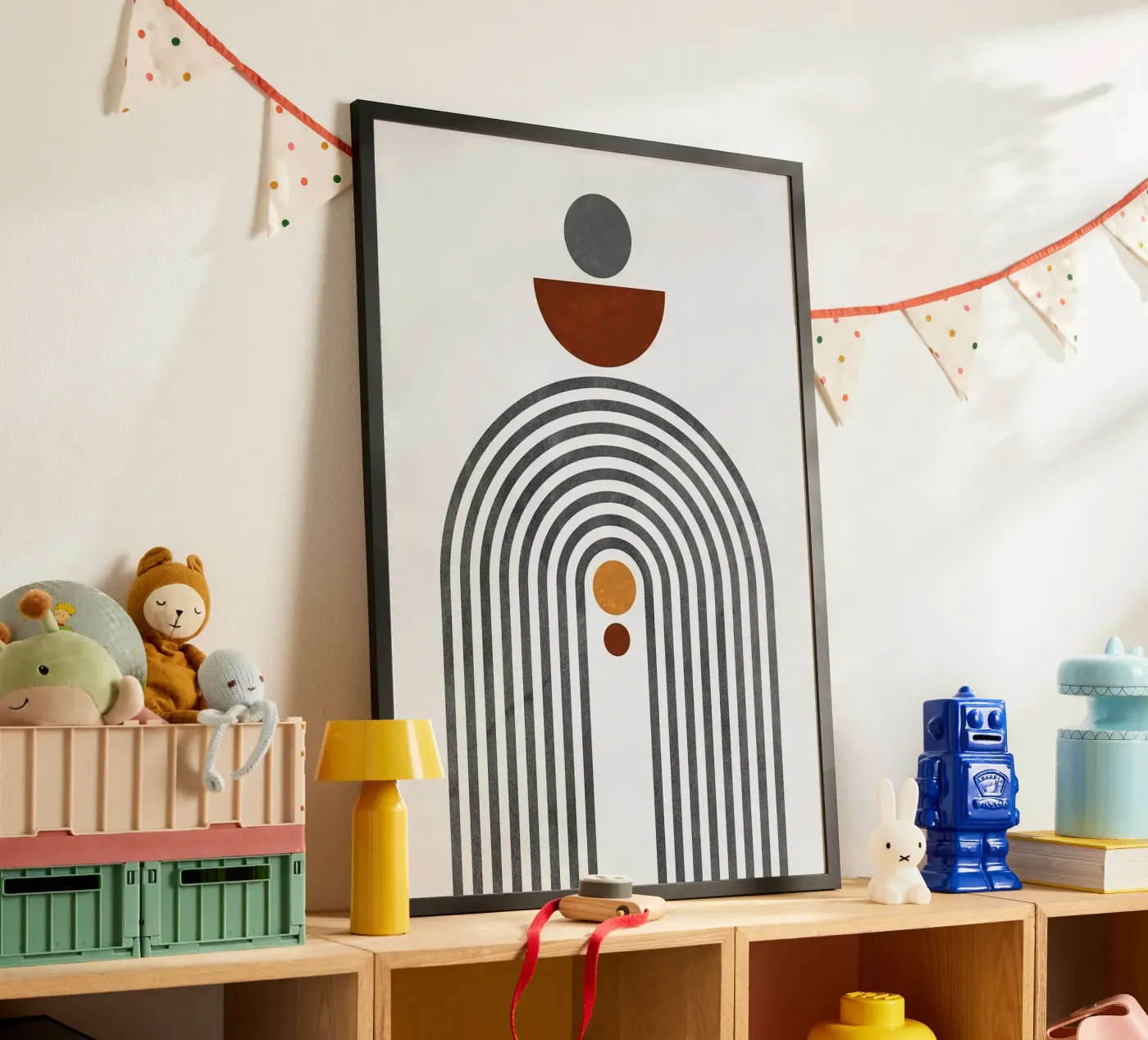 circle semicircle poster by Ron Bale