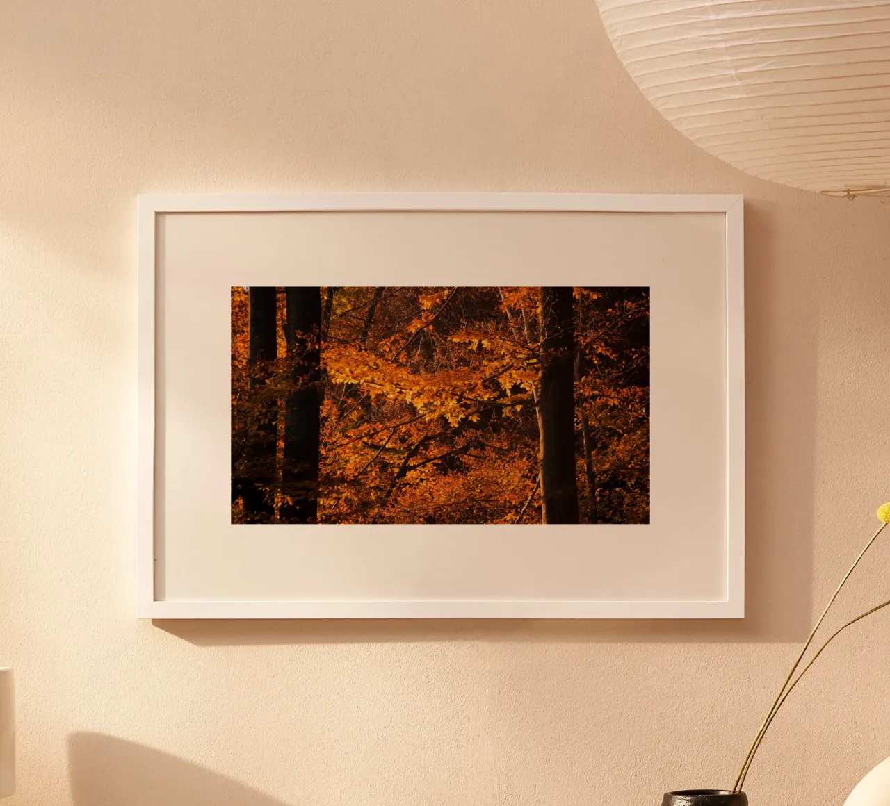Sussurri di sentieri d'autunno carta hahnemühle da PhotoVibe Decor