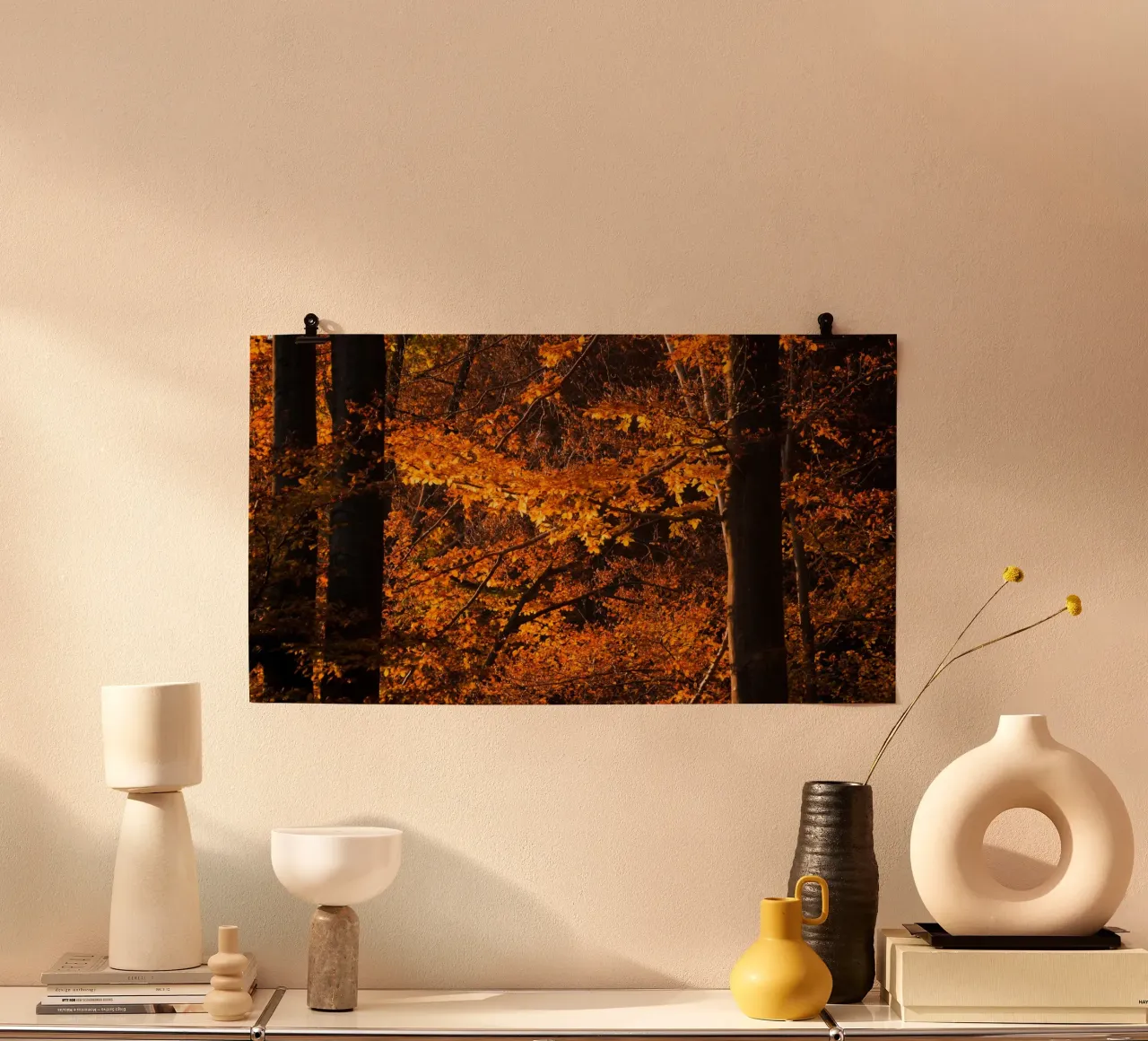 Sussurri di sentieri d'autunno carta hahnemühle da PhotoVibe Decor