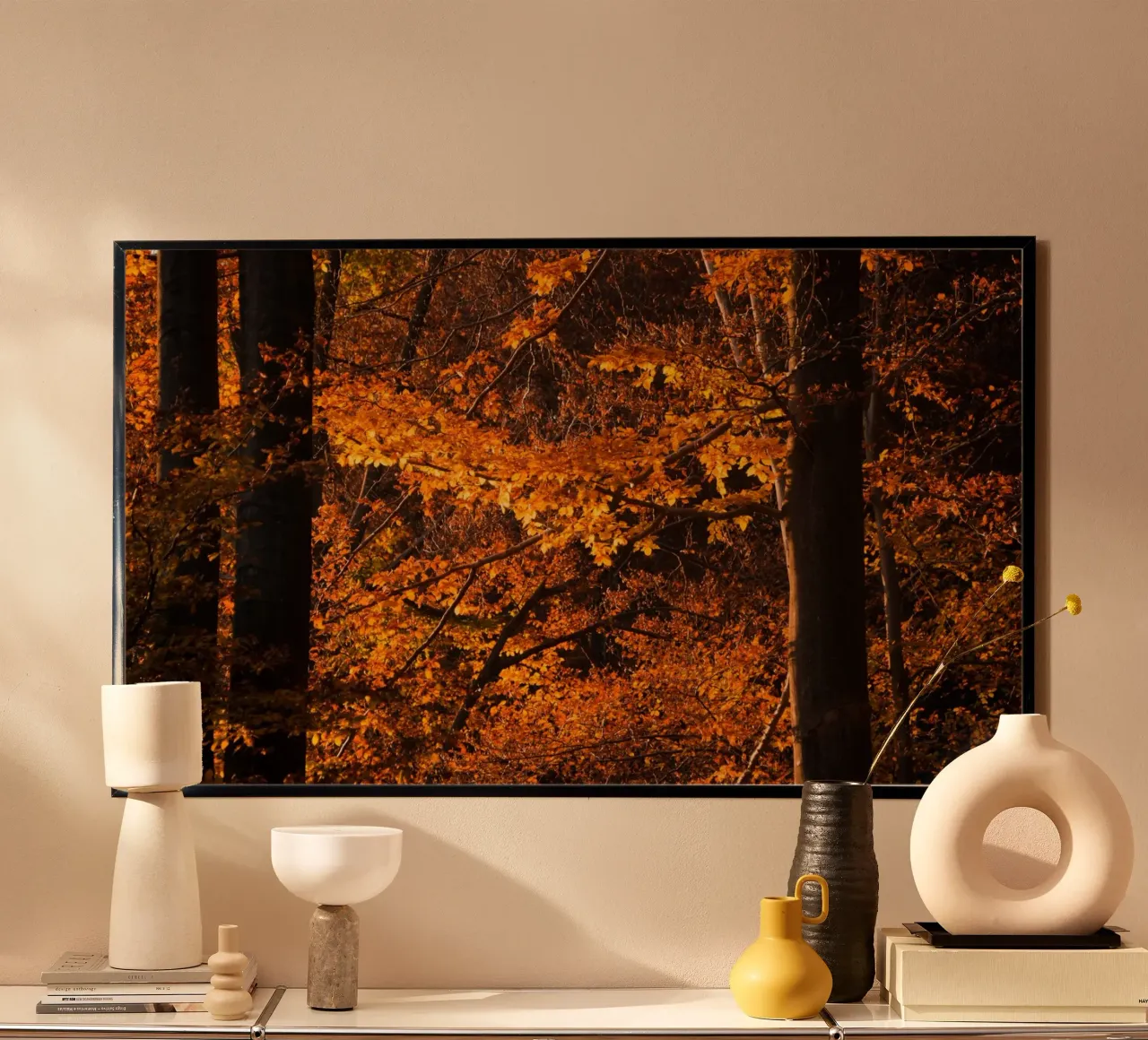Sussurri di sentieri d'autunno carta hahnemühle da PhotoVibe Decor