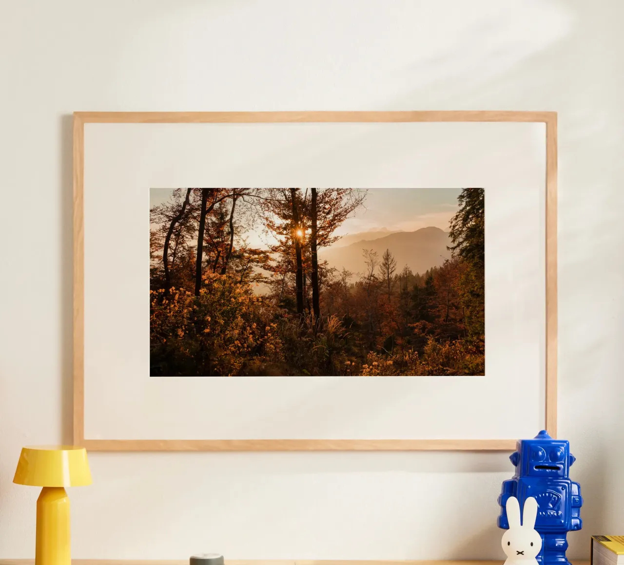 Sussurri di sentieri d'autunno carta hahnemühle da PhotoVibe Decor