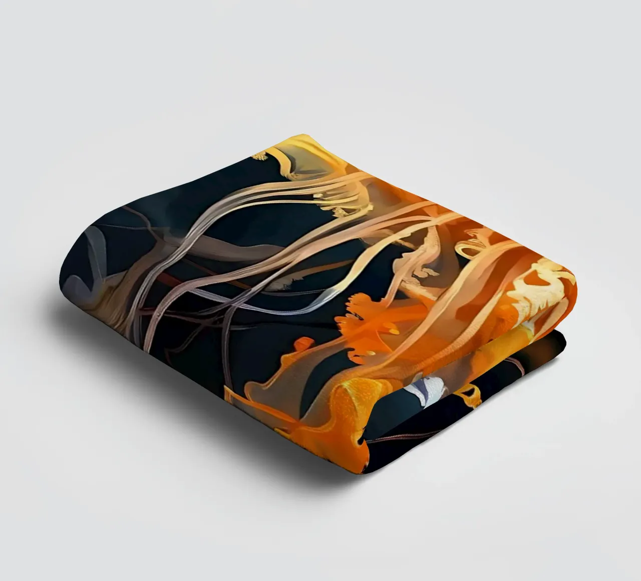 Qualle_Stil_G_1 towel by Tierisch bunt by LK