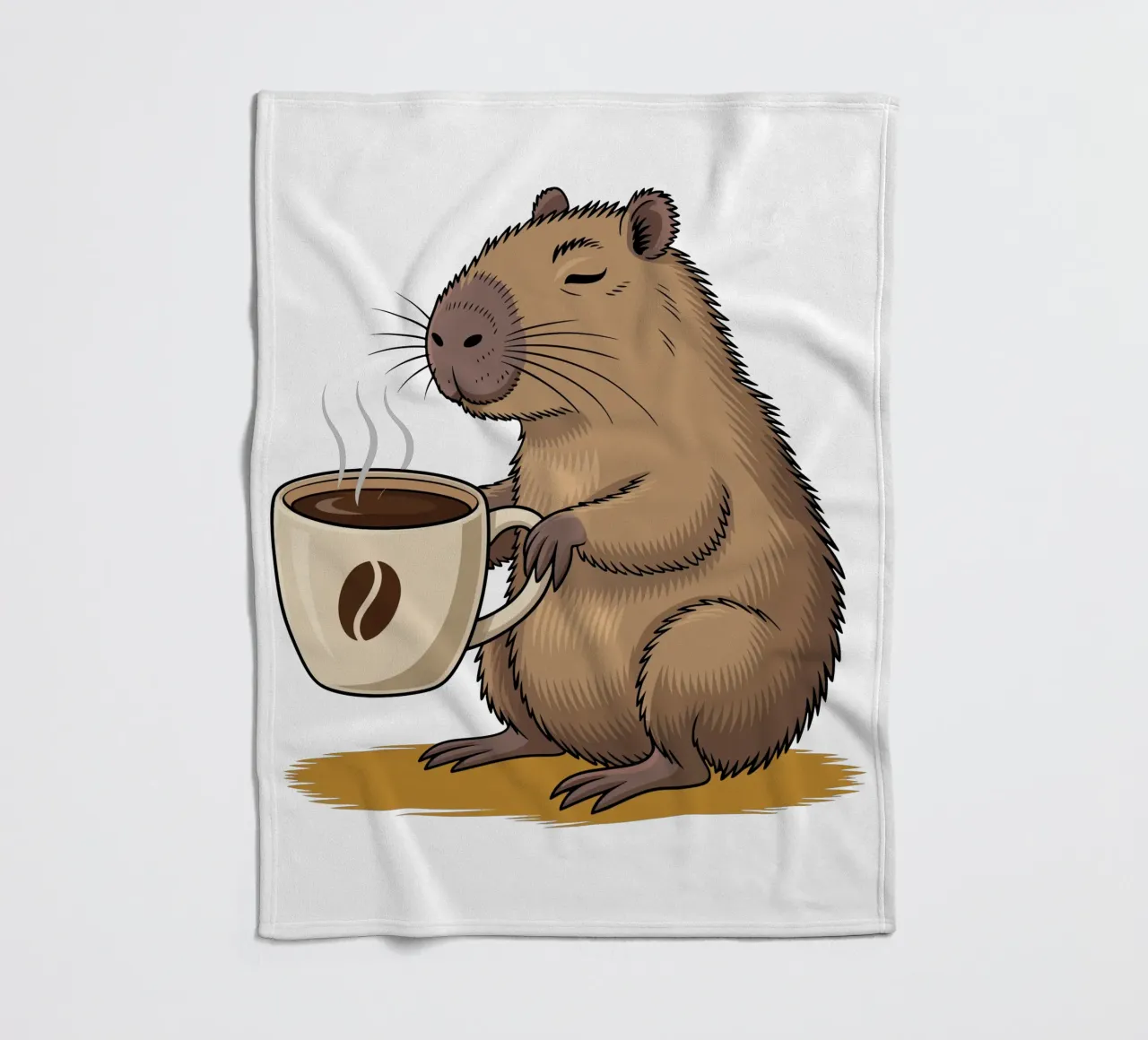 Capy & Bara Kaffeepause Fleecedecke von Capy & Bara
