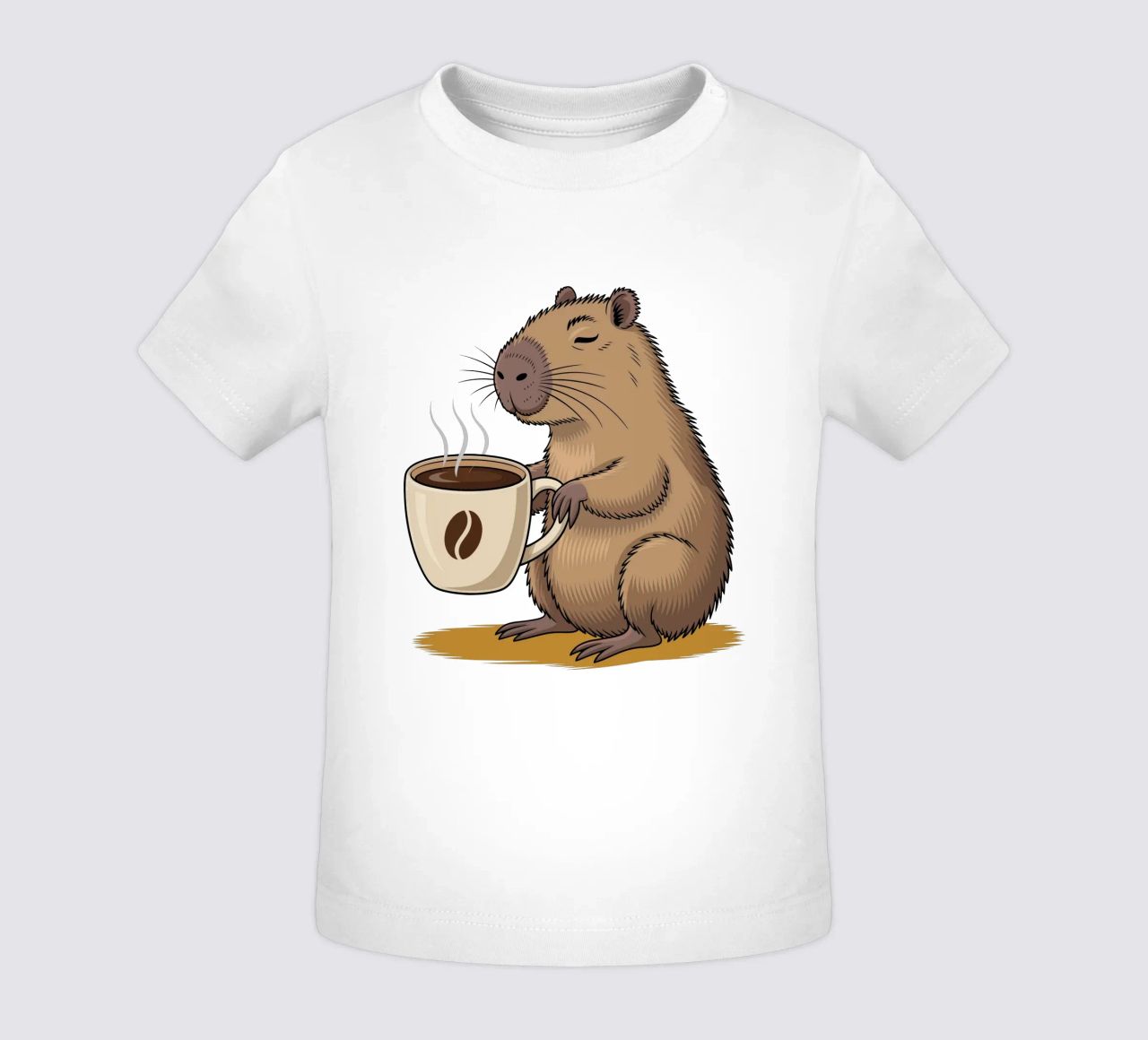 Capy & Bara Kaffeepause maglietta neonato da Capy & Bara