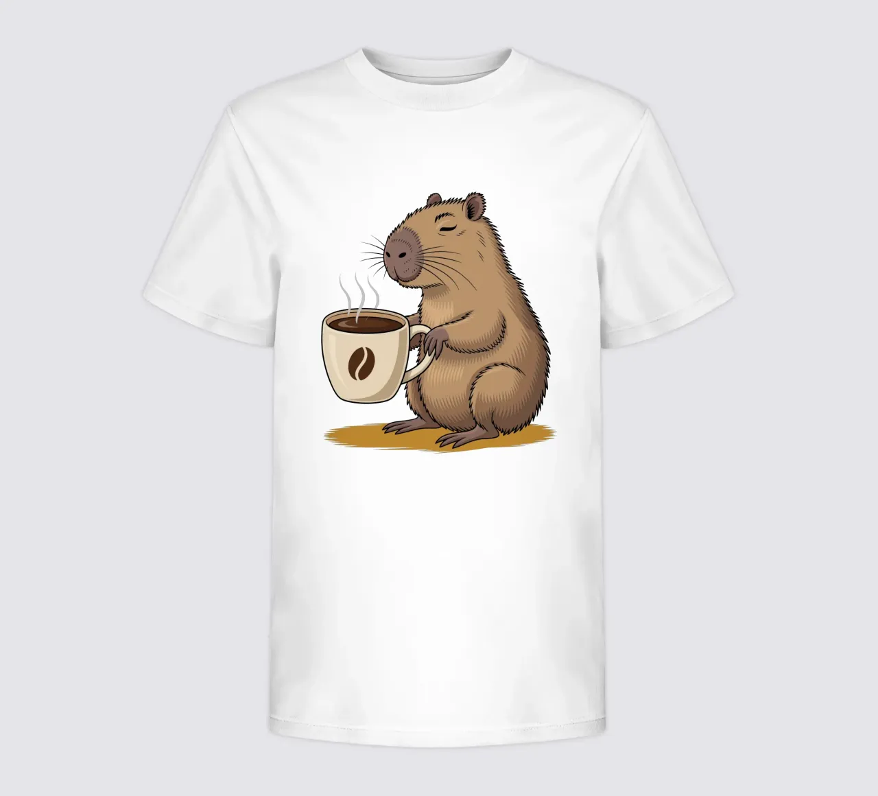 Capy & Bara Kaffeepause t-shirt bambini da Capy & Bara