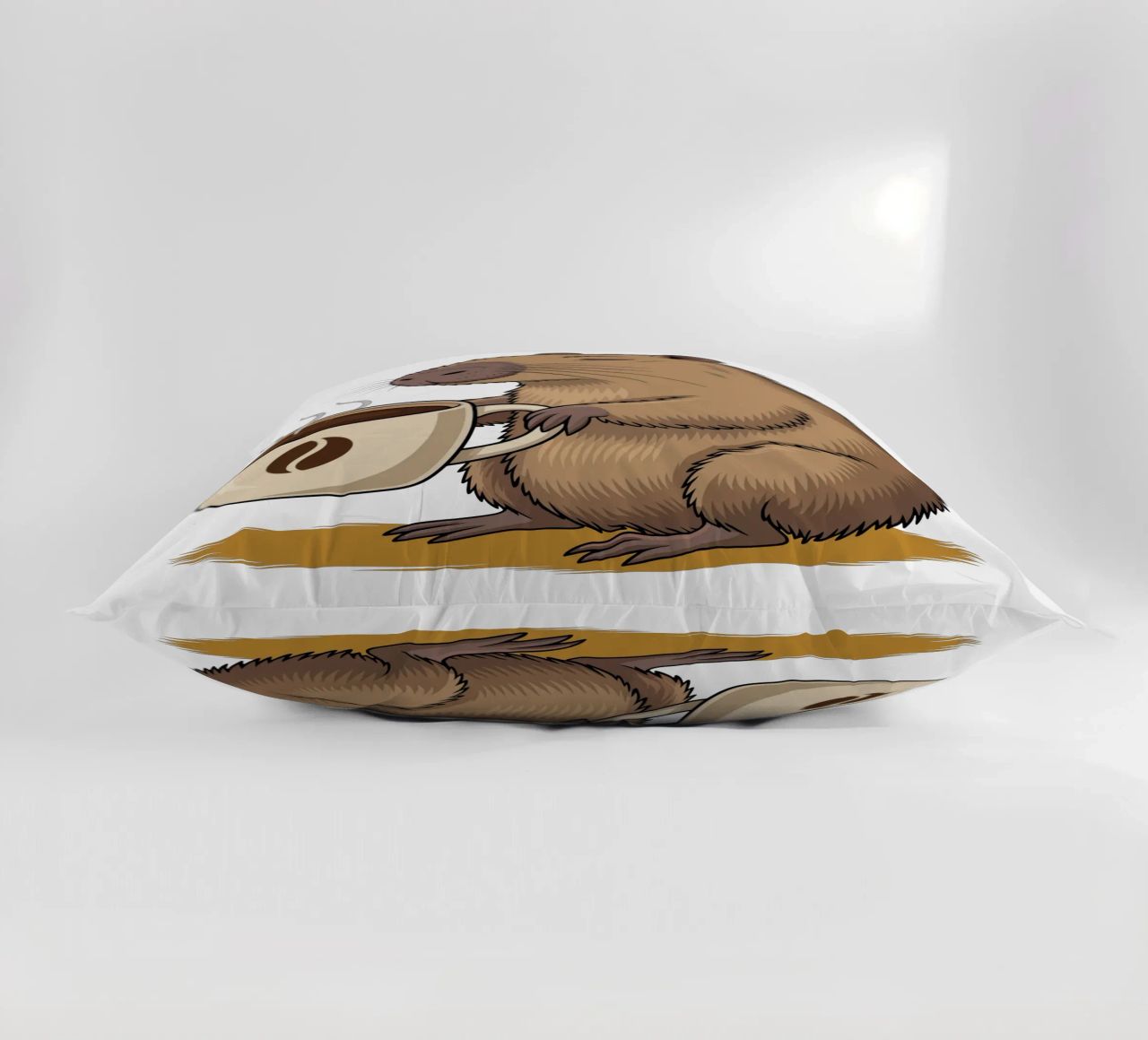 Capy & Bara Kaffeepause cuscino da Capy & Bara