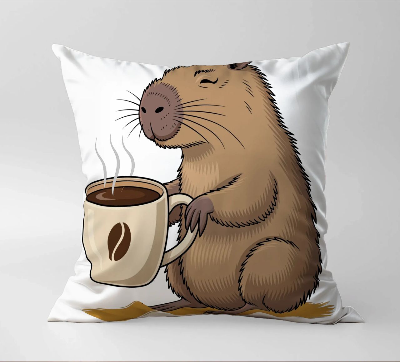 Capy & Bara Kaffeepause cuscino da Capy & Bara
