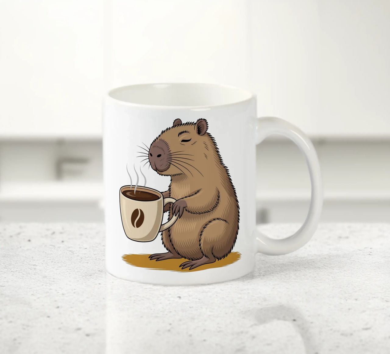 Capy & Bara Kaffeepause tazza in ceramica da Capy & Bara