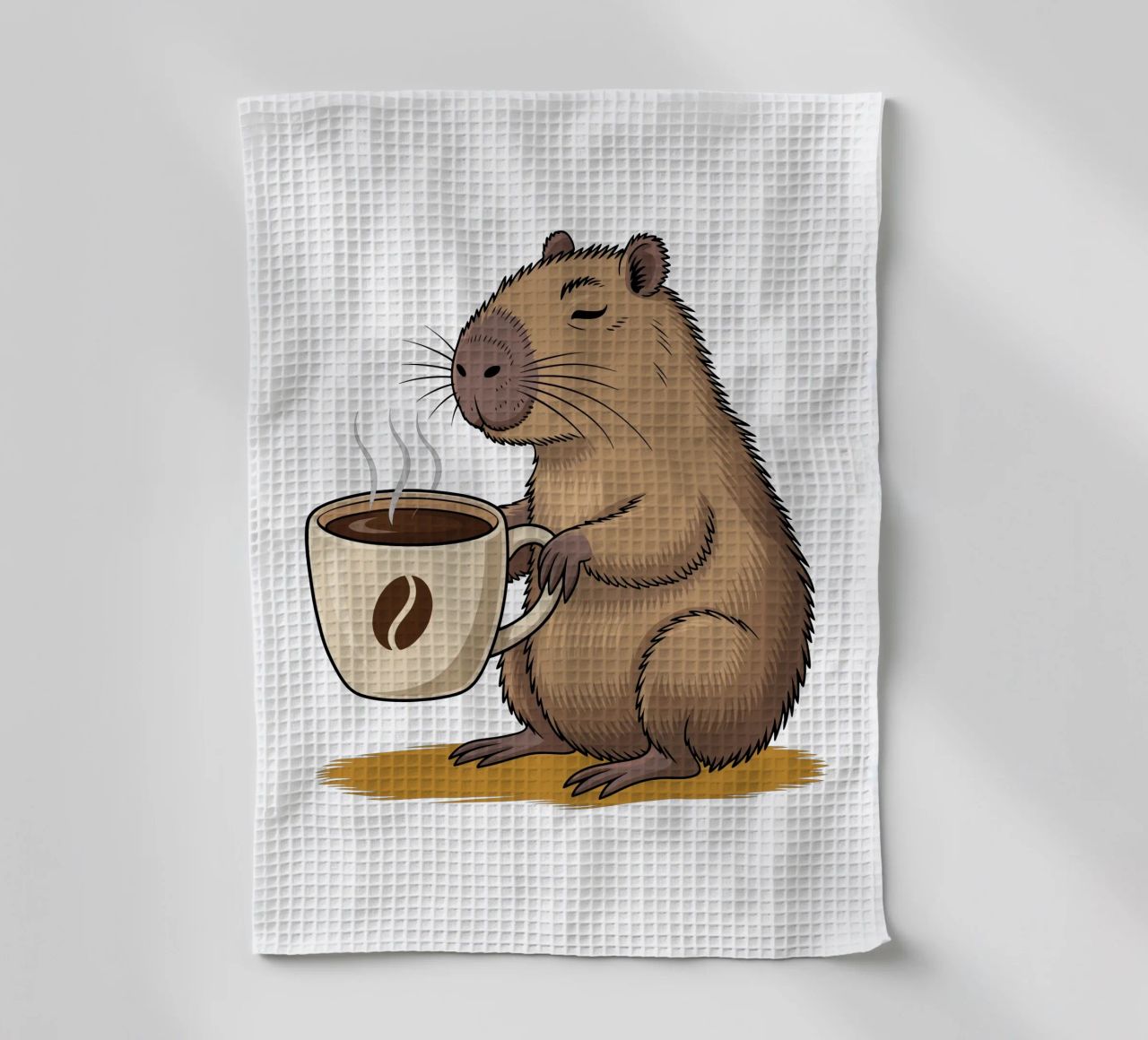 Capy & Bara Kaffeepause torchon de Capy & Bara