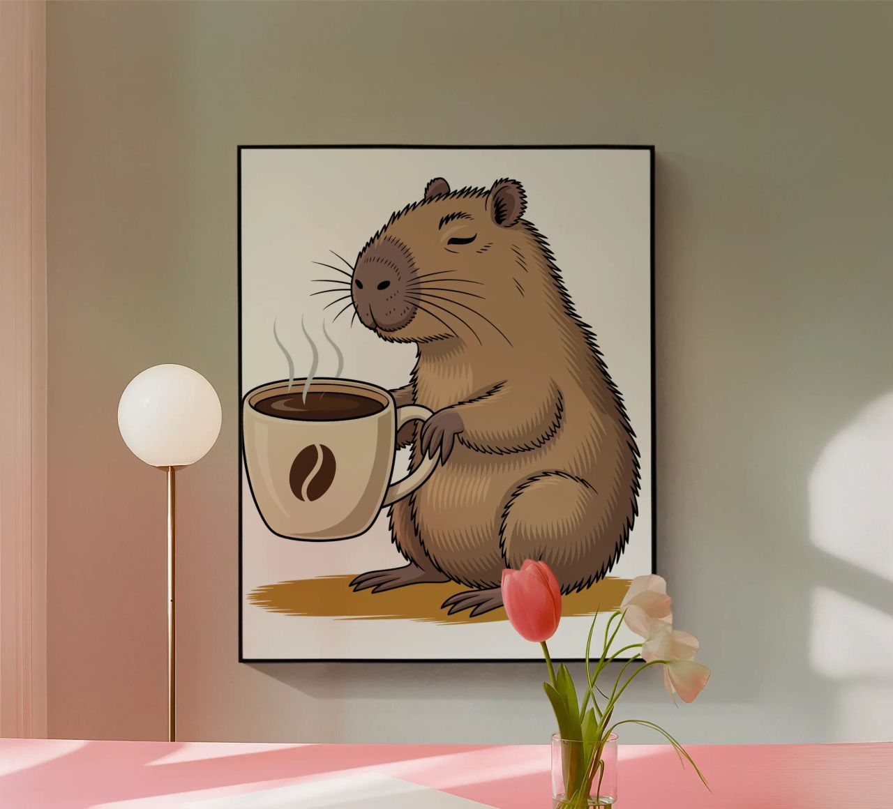 Capy & Bara Kaffeepause plexiglass da Capy & Bara