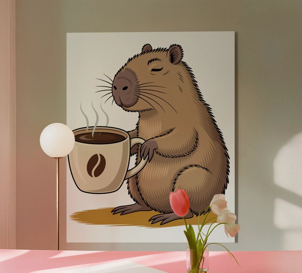 Capy & Bara Kaffeepause plexiglass da Capy & Bara