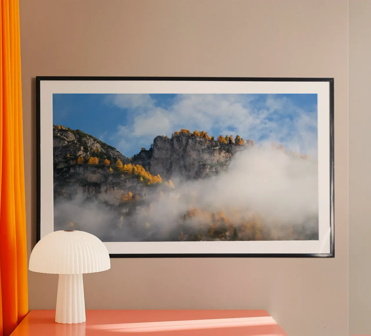 Sussurri di sentieri d'autunno carta hahnemühle da PhotoVibe Decor