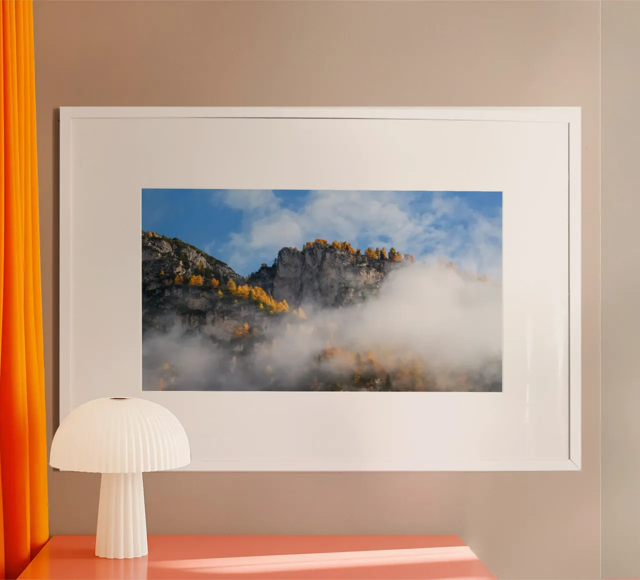Sussurri di sentieri d'autunno carta hahnemühle da PhotoVibe Decor