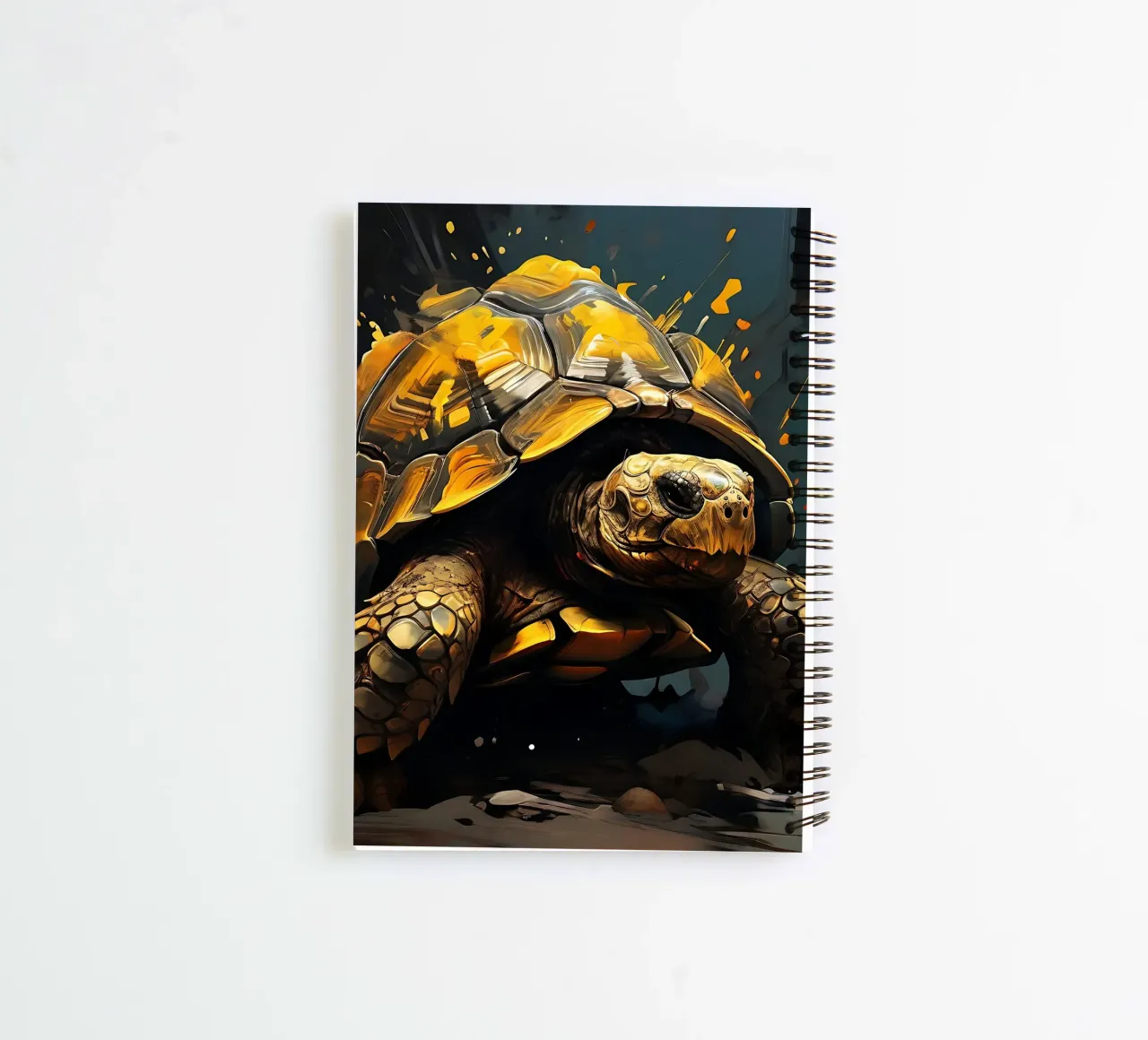 Turtle_style_G_1 spiral notebook by Tierisch bunt by LK