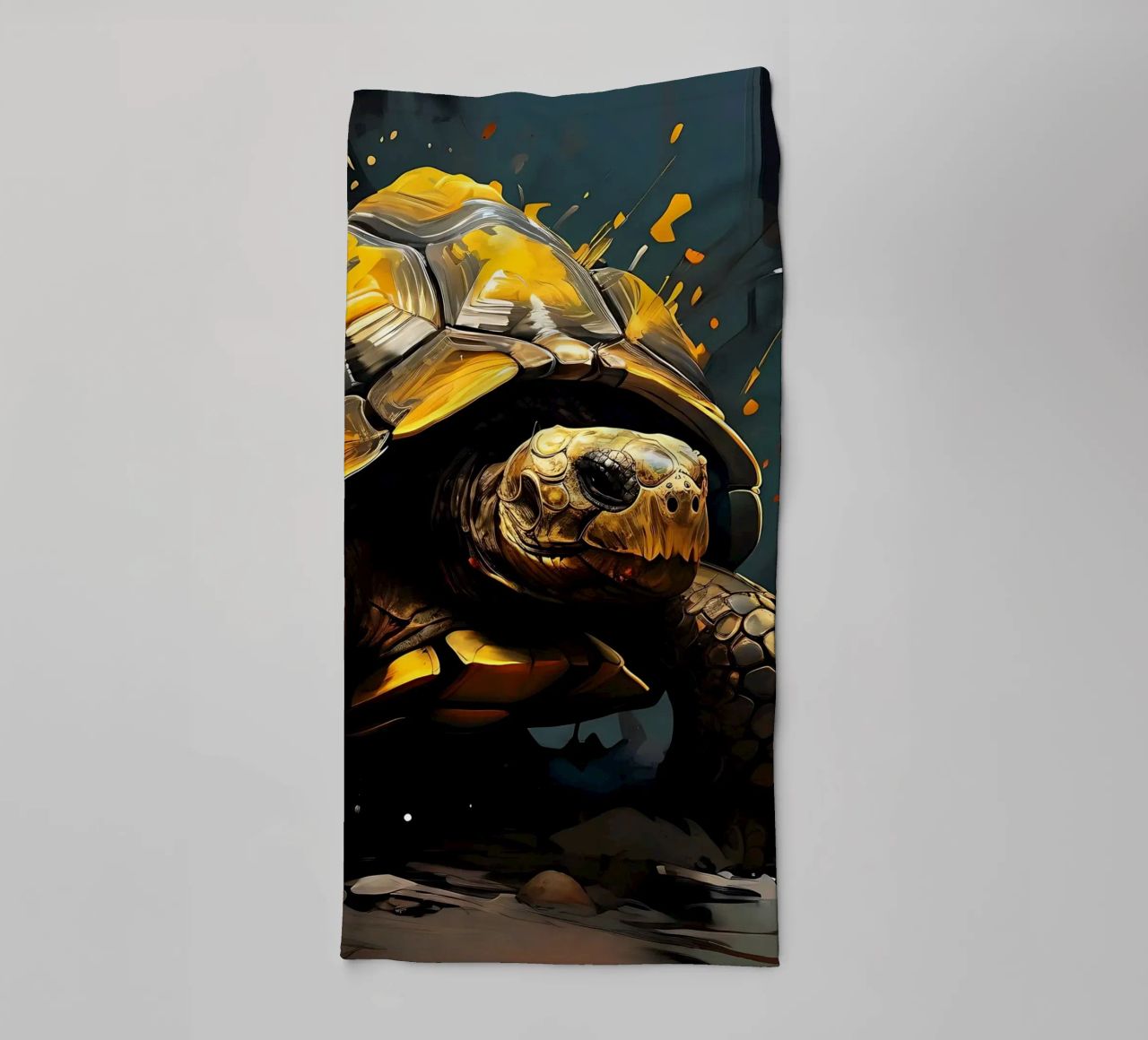 Turtle_style_G_1 towel by Tierisch bunt by LK