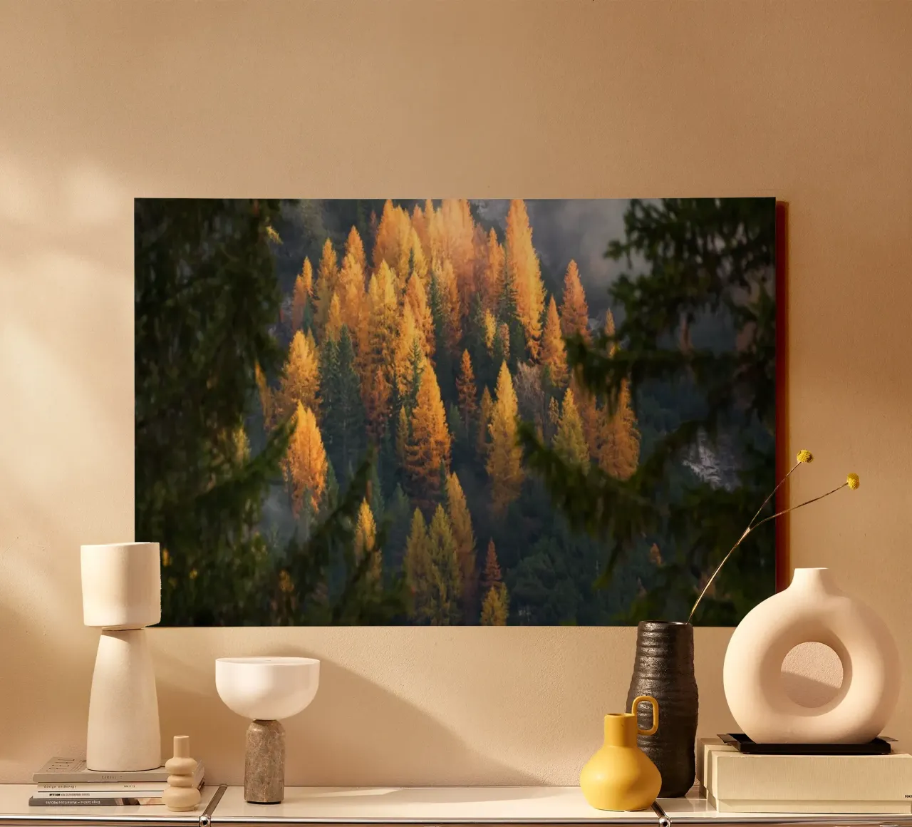Whispers of Autumn Trails canvas by PhotoVibe Decor