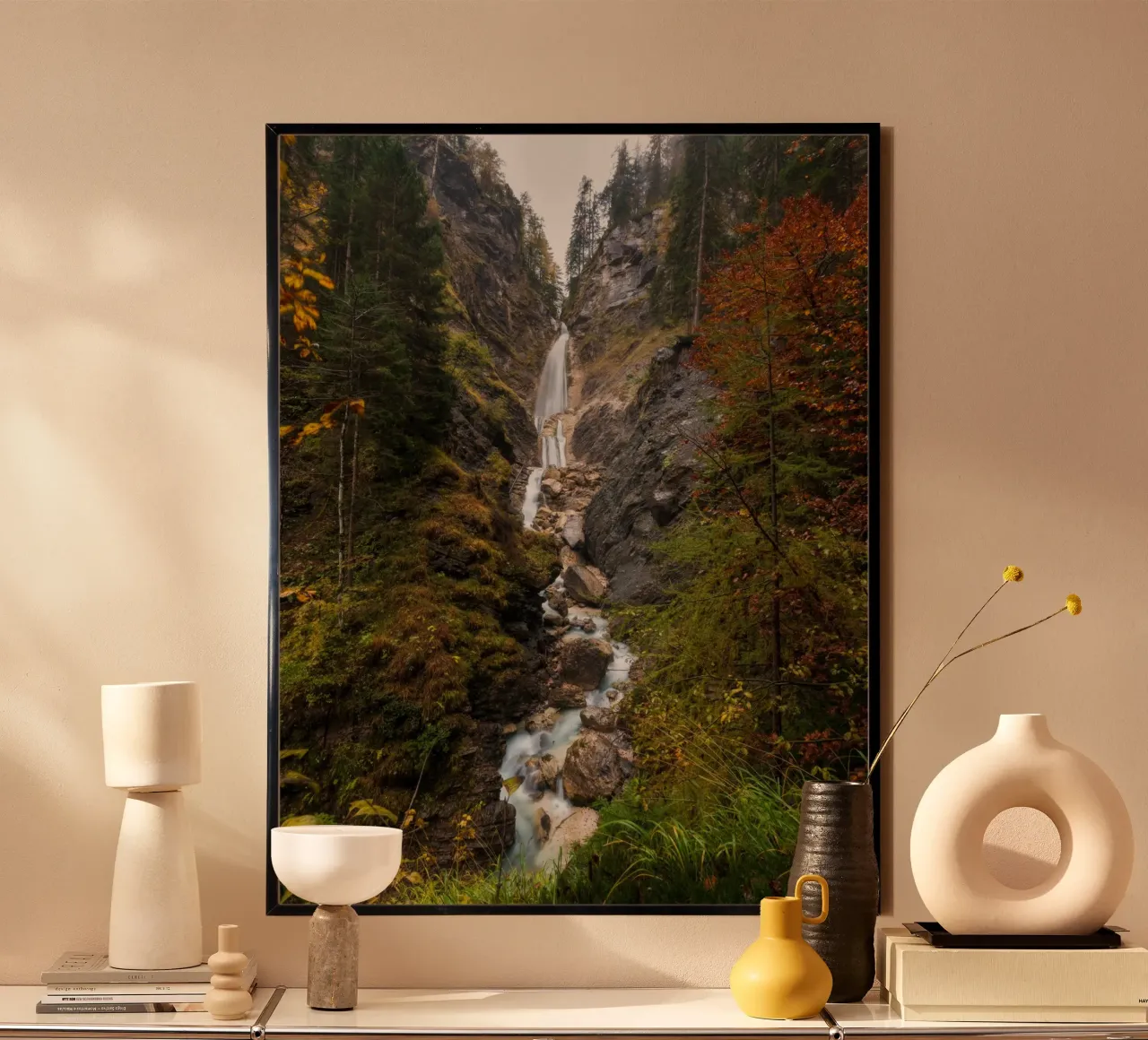Sussurri di sentieri d'autunno carta hahnemühle da PhotoVibe Decor