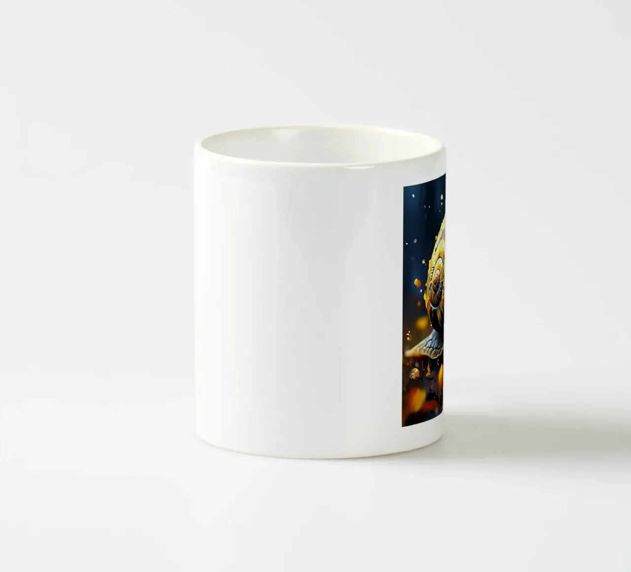 Schnecke_Stil_G_1 Keramik Tasse von Tierisch bunt by LK