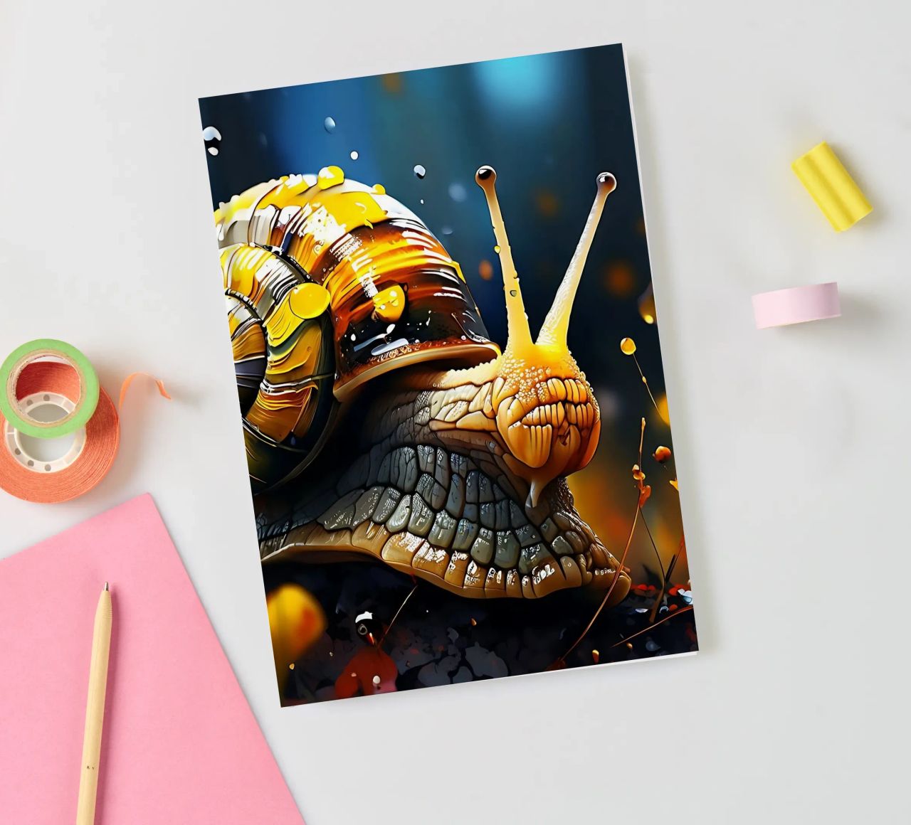 Snail_style_G_1 notebook by Tierisch bunt by LK