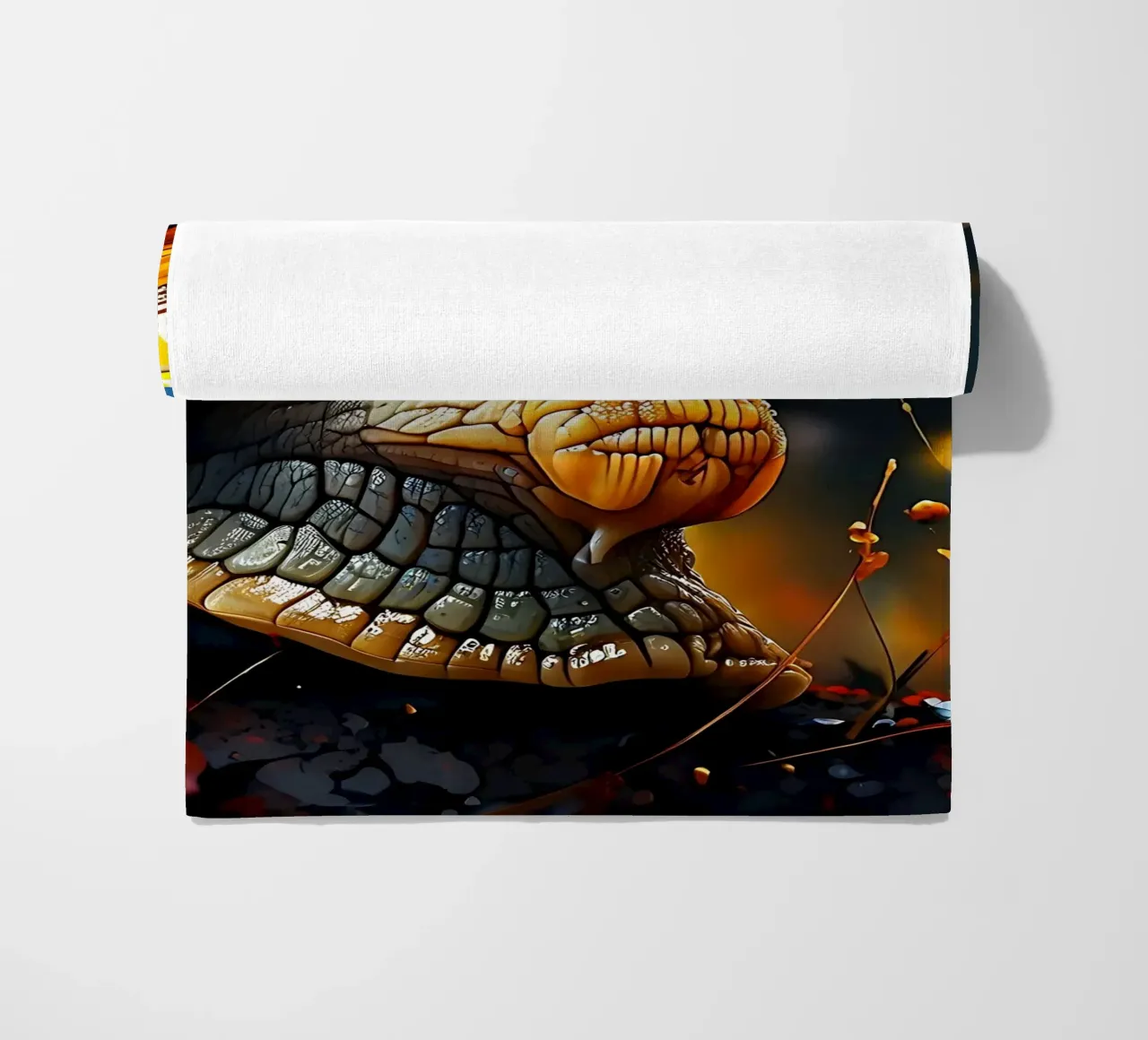 Caracol_estilo_G_1 toalla de playa de Tierisch bunt by LK