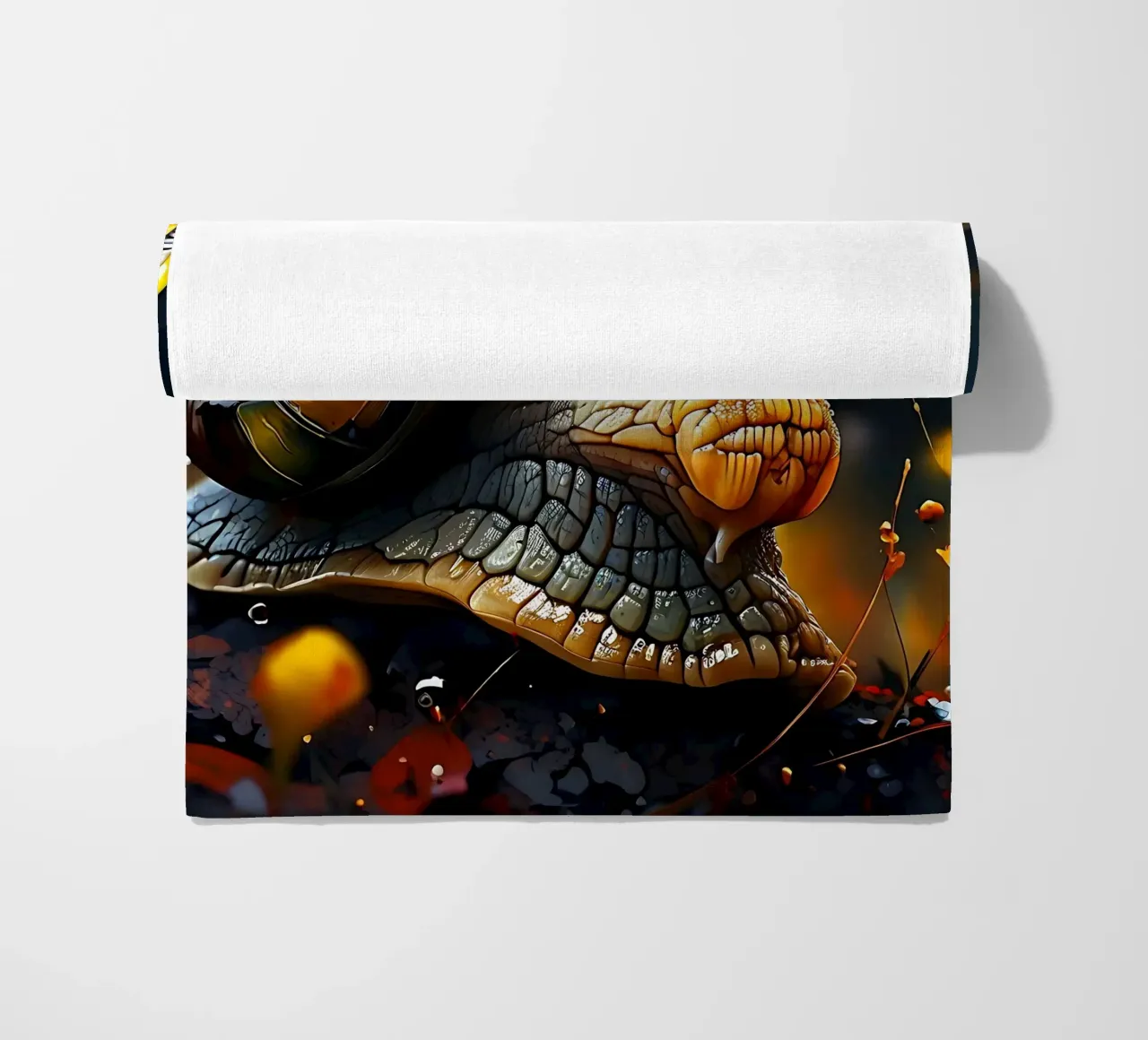 Caracol_estilo_G_1 toalla de playa de Tierisch bunt by LK