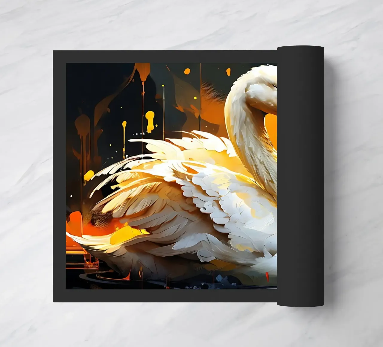 Stile del cigno_1 zerbino da Tierisch bunt by LK
