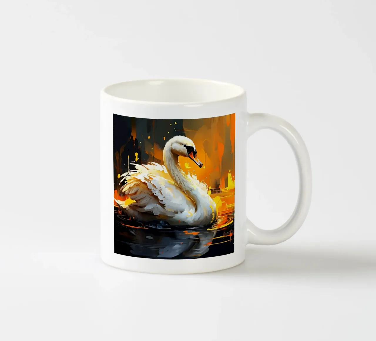 Stile del cigno_1 tazza in ceramica da Tierisch bunt by LK