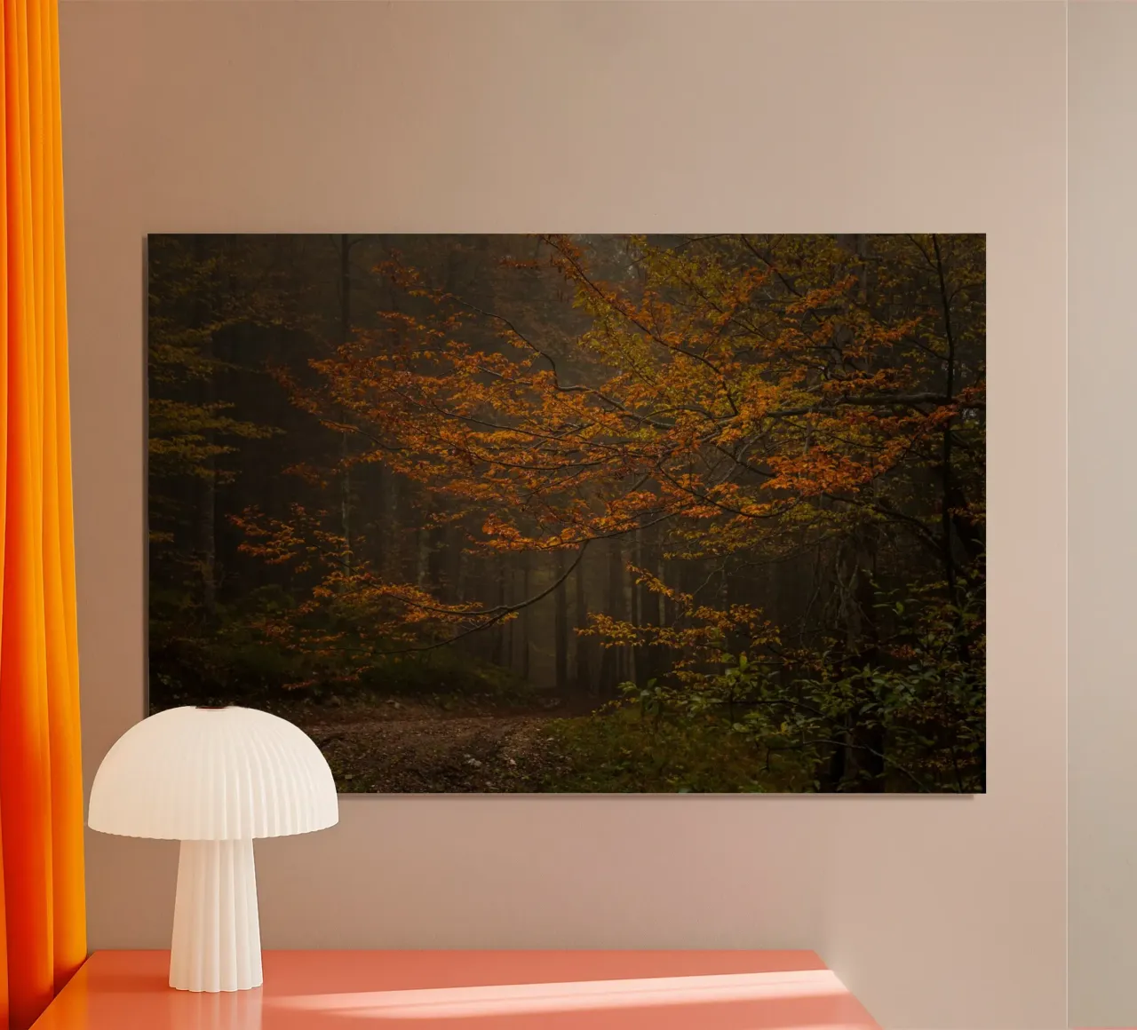 Sussurri di sentieri d'autunno carta hahnemühle da PhotoVibe Decor
