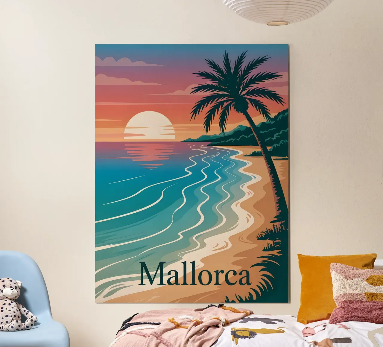 Mallorca Reiseposter poster da Vintage Travel Art