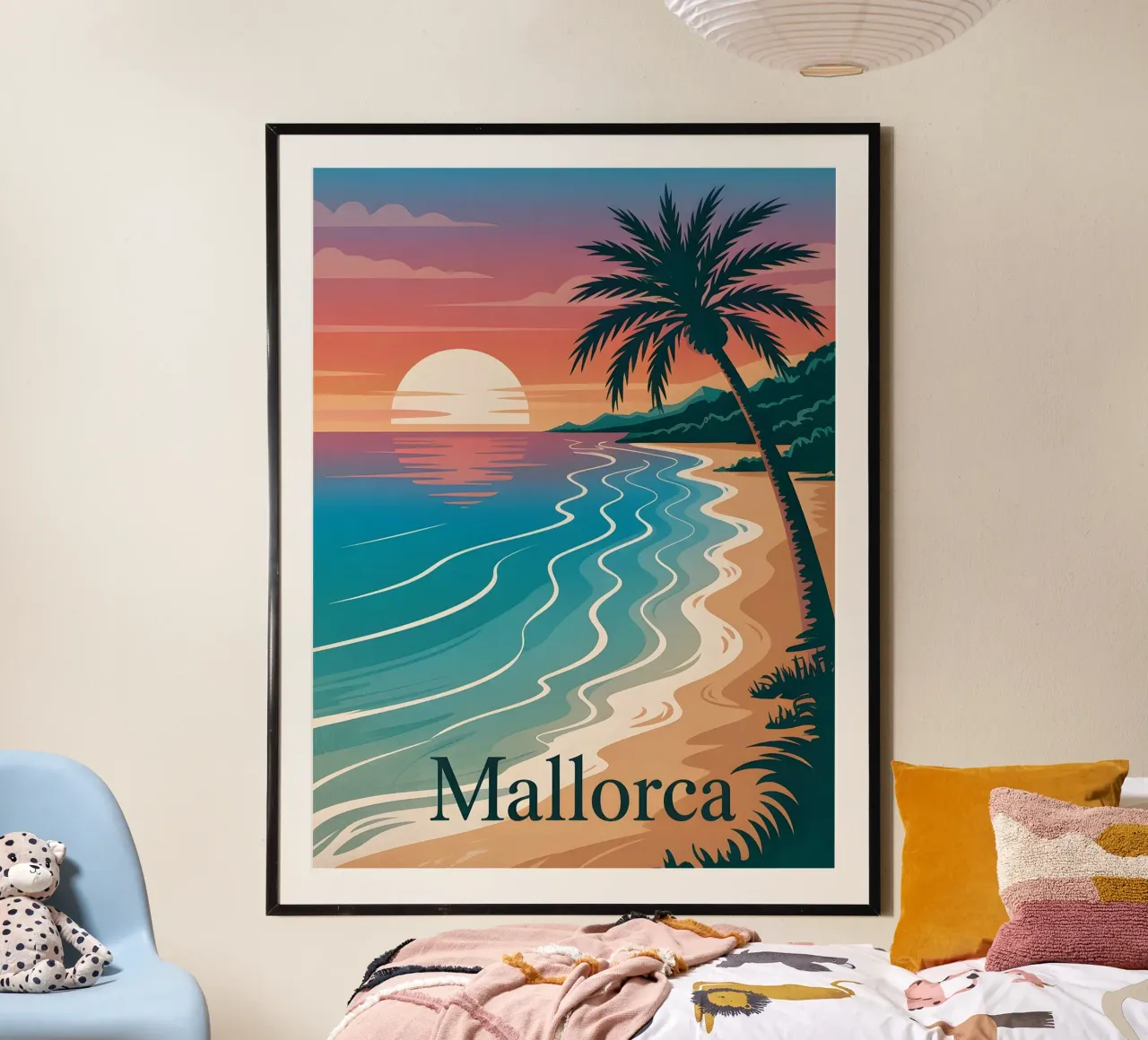 Mallorca Reiseposter poster da Vintage Travel Art