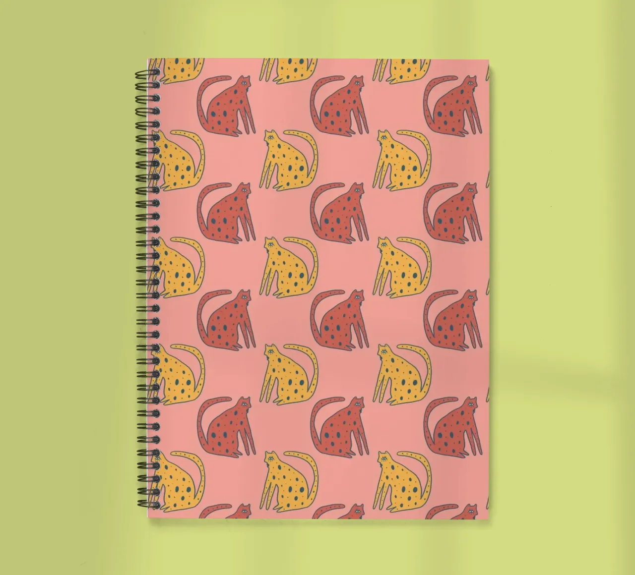 Tiger Pattern No 12 spiral notebook by treechild