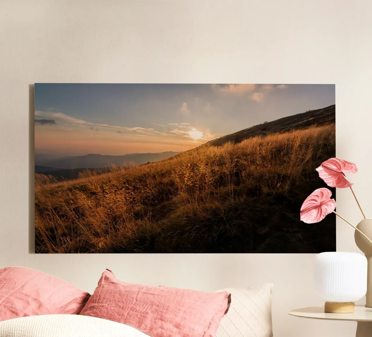 Sussurri di sentieri d'autunno tela con Cornice a cassetta da PhotoVibe Decor