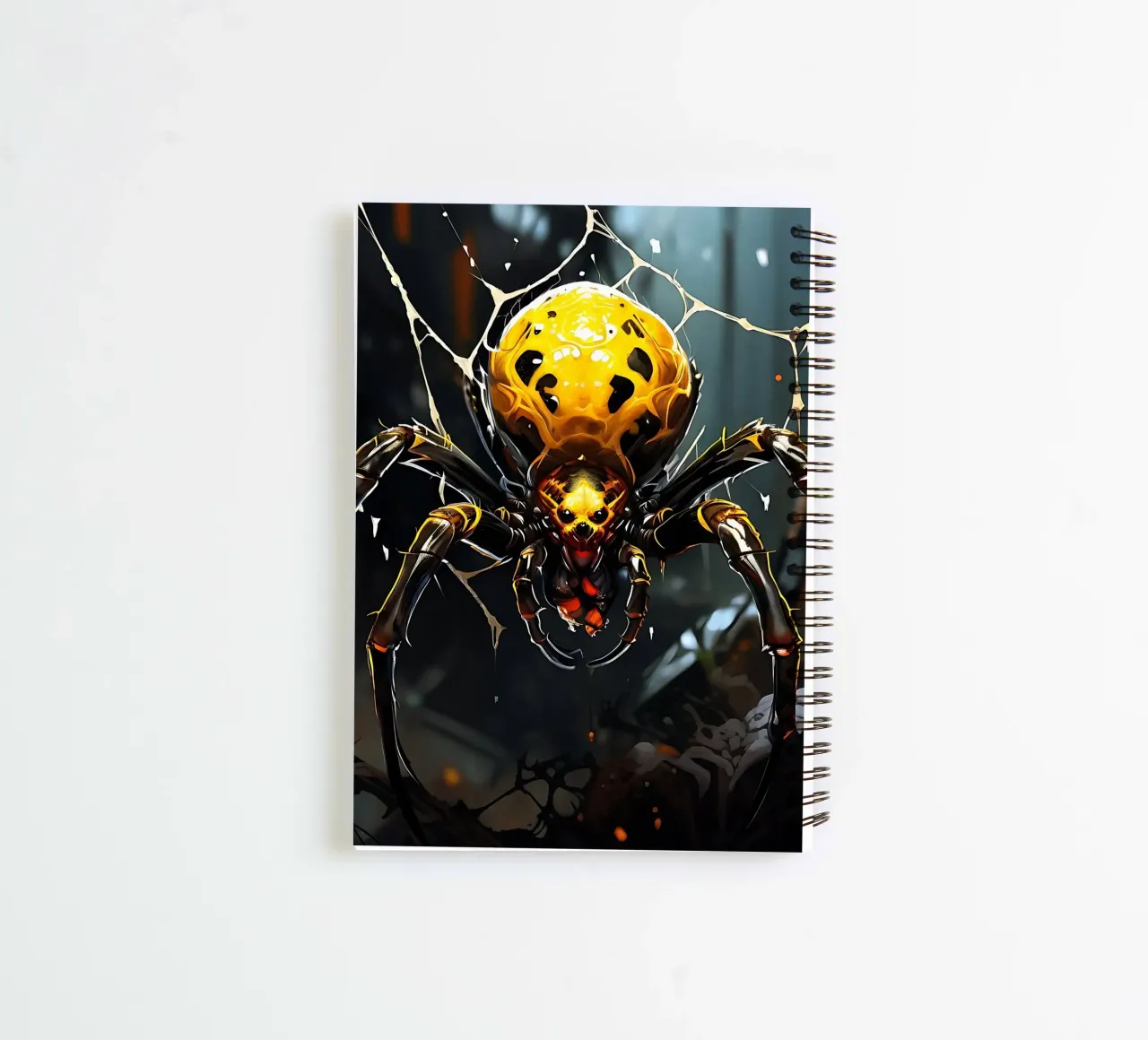 Spider_style_G_1 spiral notebook by Tierisch bunt by LK