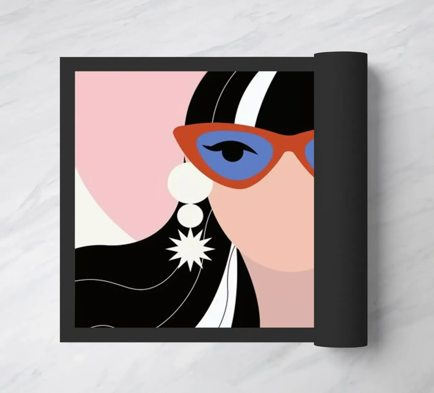 Silver Sister doormat by Linda Gobeta