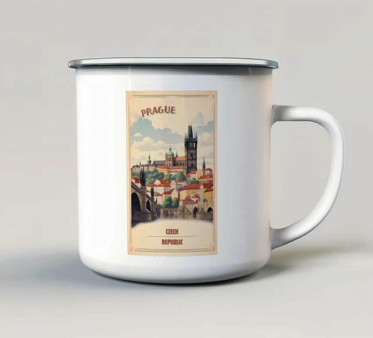 PRAGA tazza in smalto da Hibikichan