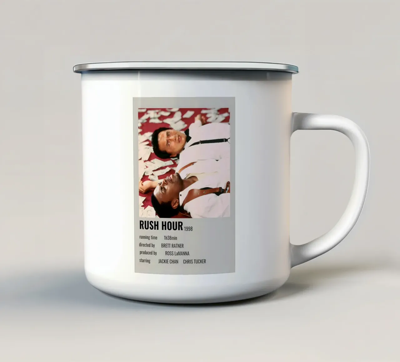 RUSH HOUR 1998 tazza in smalto da MVFminimalist