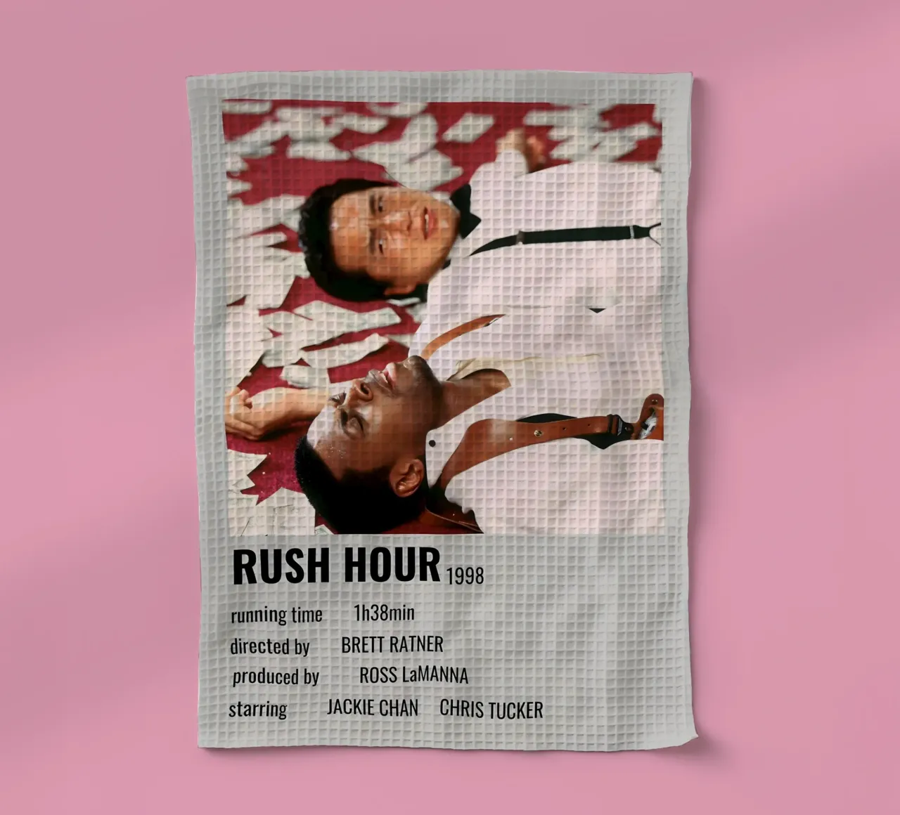 RUSH HOUR 1998 canovaccio da cucina da MVFminimalist