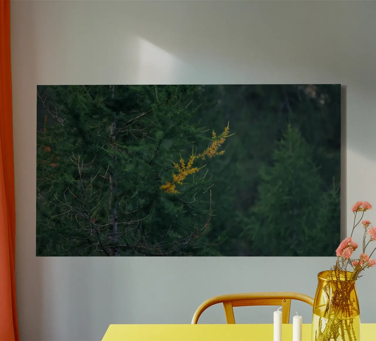 Sussurri di sentieri d'autunno tela con Cornice a cassetta da PhotoVibe Decor