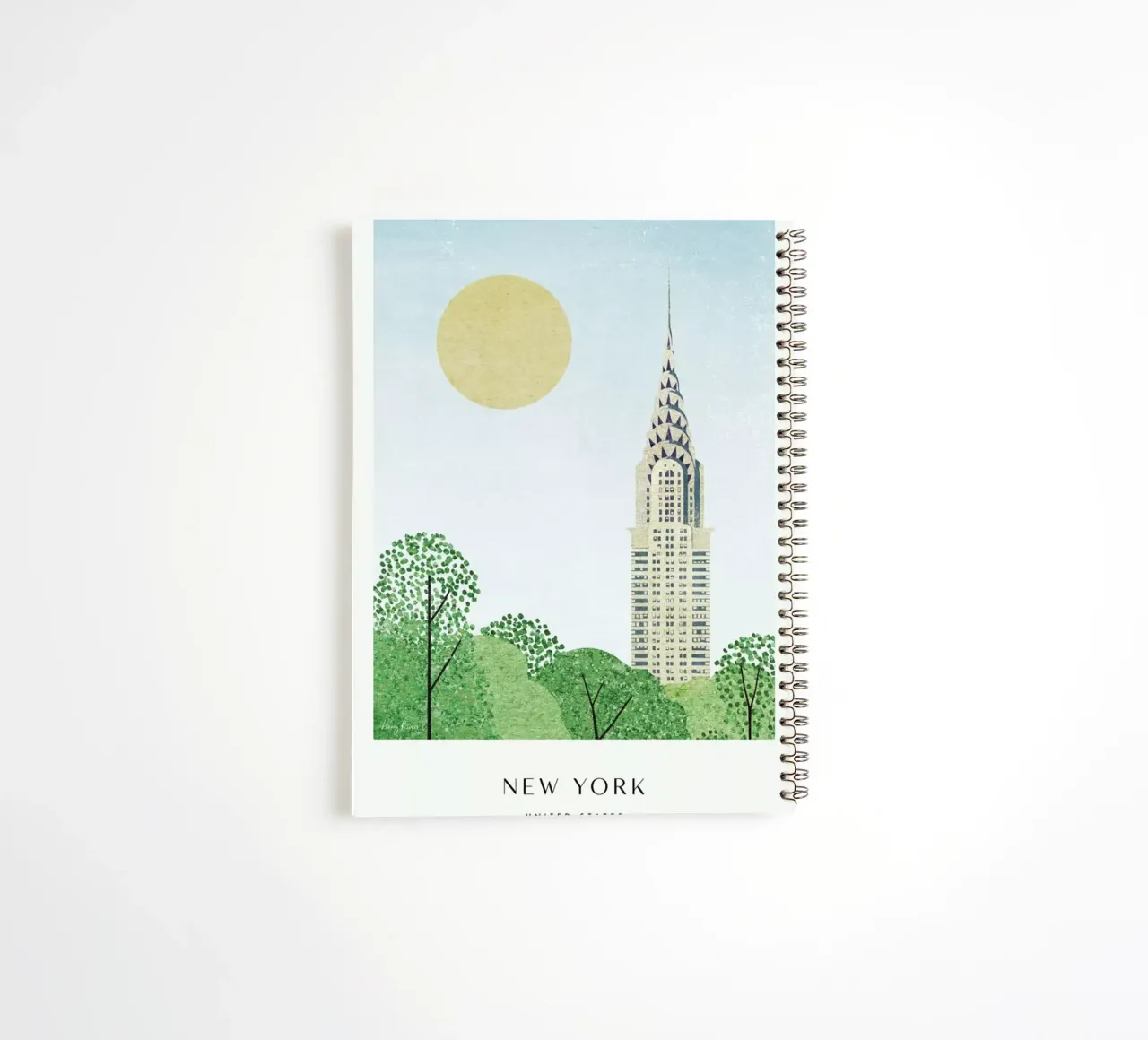 New York - Series II spiral notebook by Henry Rivers