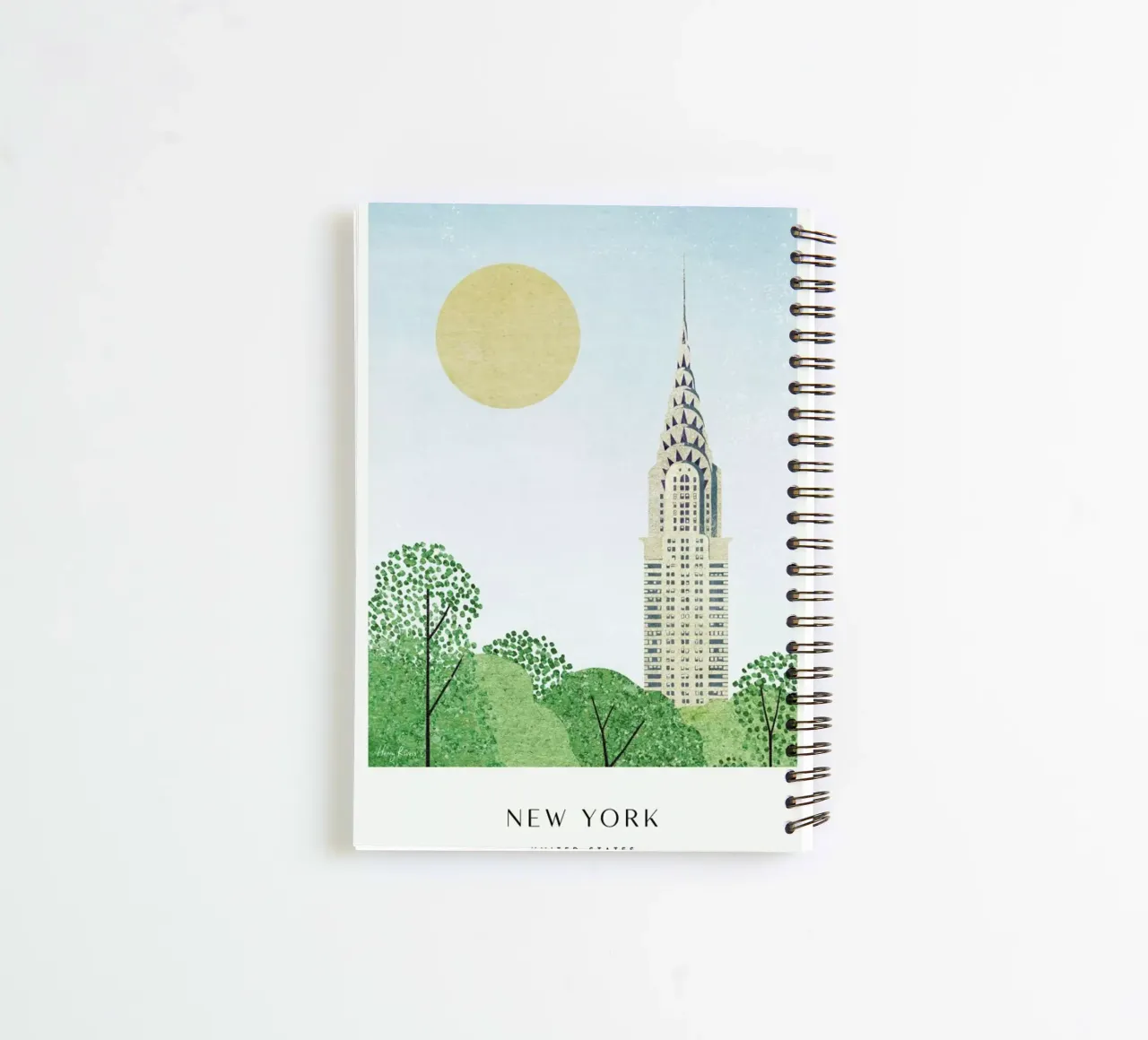 New York - Series II spiral notebook by Henry Rivers
