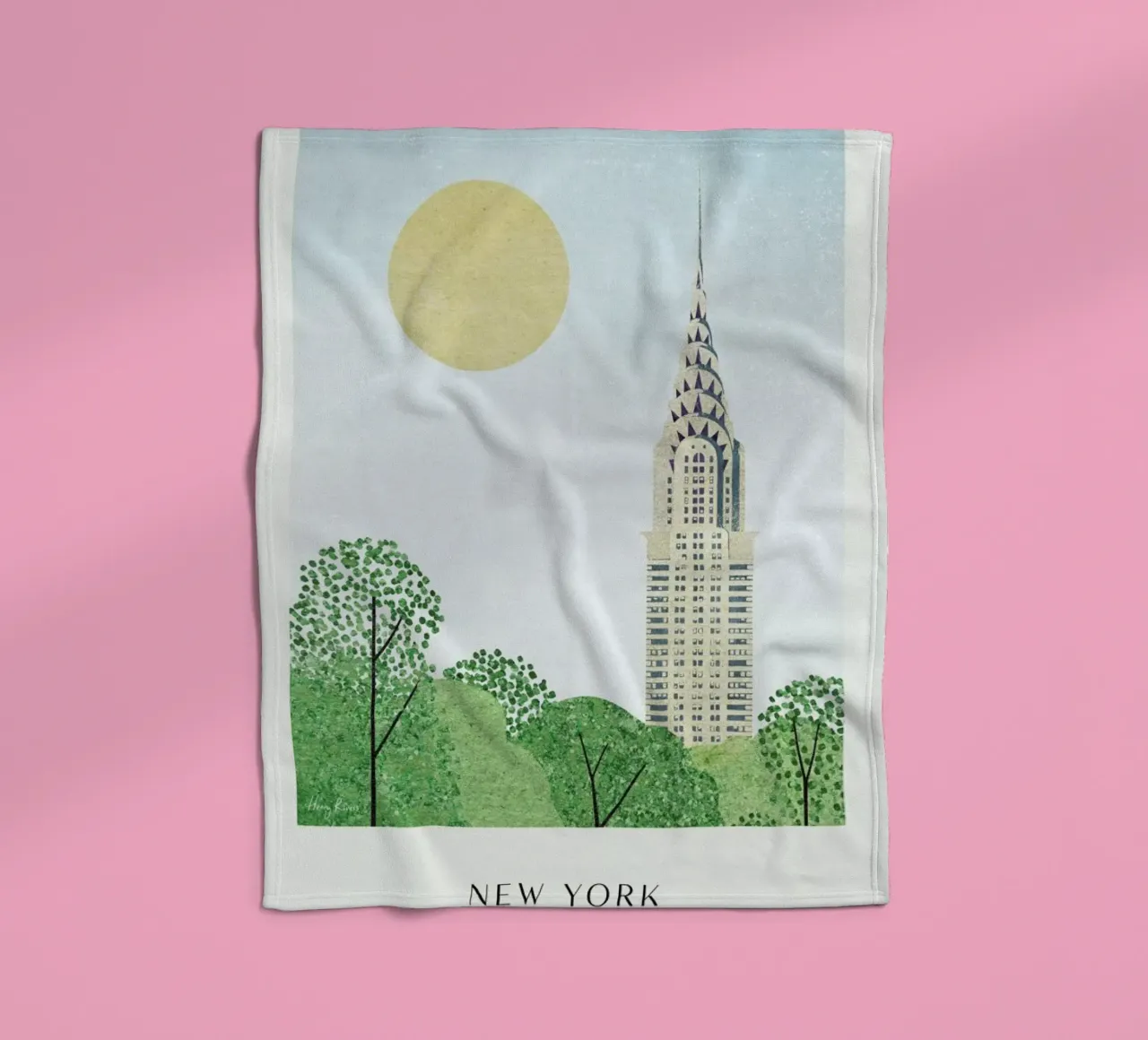 New York - Series II coperta in pile da Henry Rivers