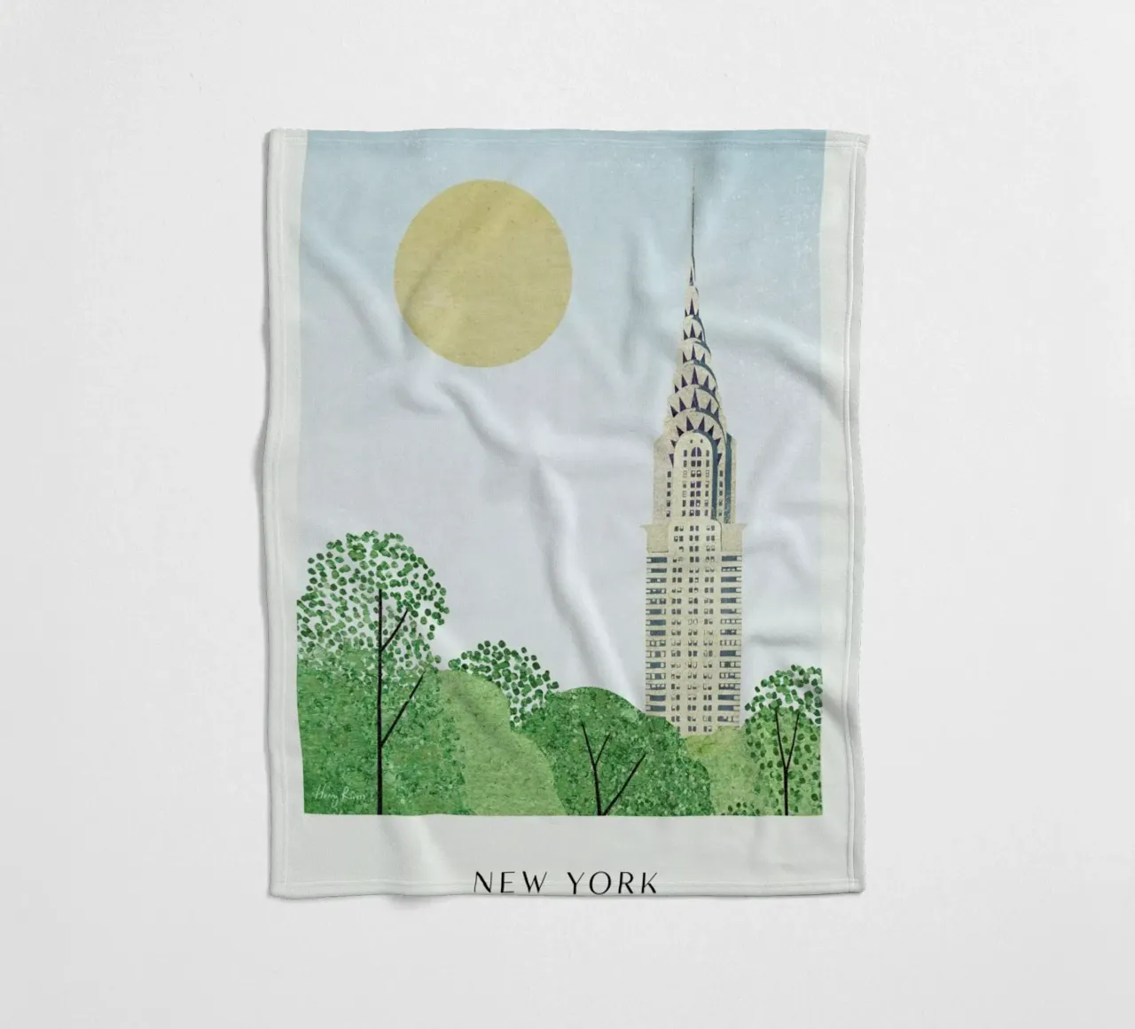 New York - Series II coperta in pile da Henry Rivers