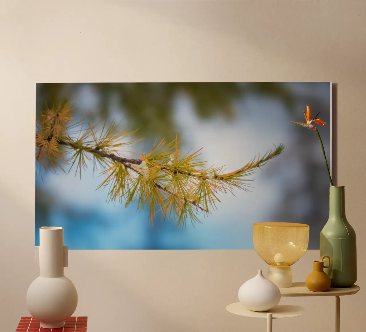 Sussurri di sentieri d'autunno tela con Cornice a cassetta da PhotoVibe Decor