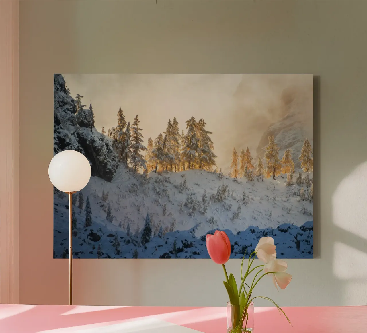 Sussurri di sentieri d'autunno tela con Cornice a cassetta da PhotoVibe Decor