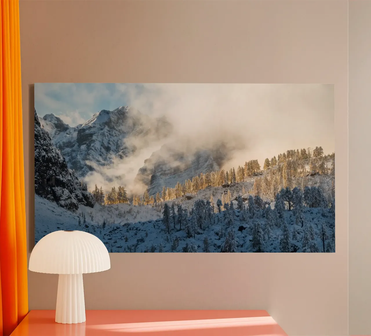 Sussurri di sentieri d'autunno tela con Cornice a cassetta da PhotoVibe Decor