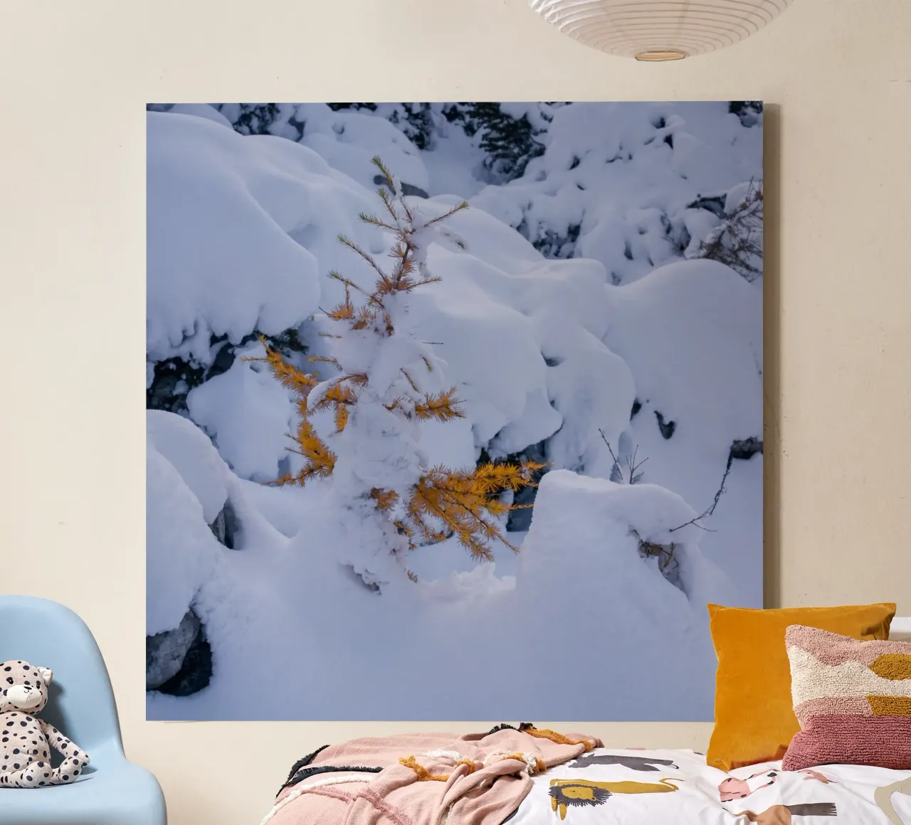 Sussurri di sentieri d'autunno tela con Cornice a cassetta da PhotoVibe Decor