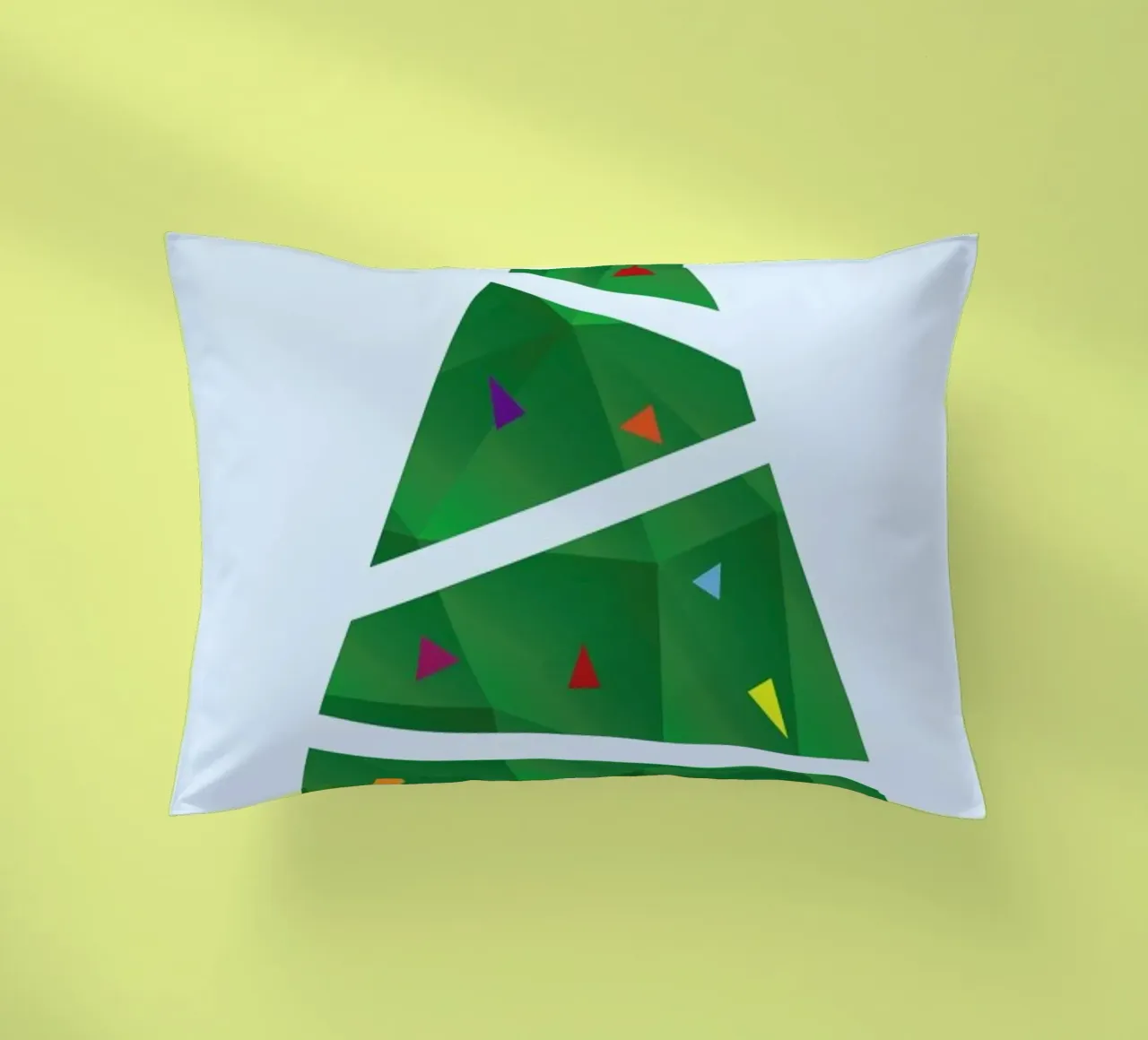 Geometric Christmas Tree cuscino da The Native State