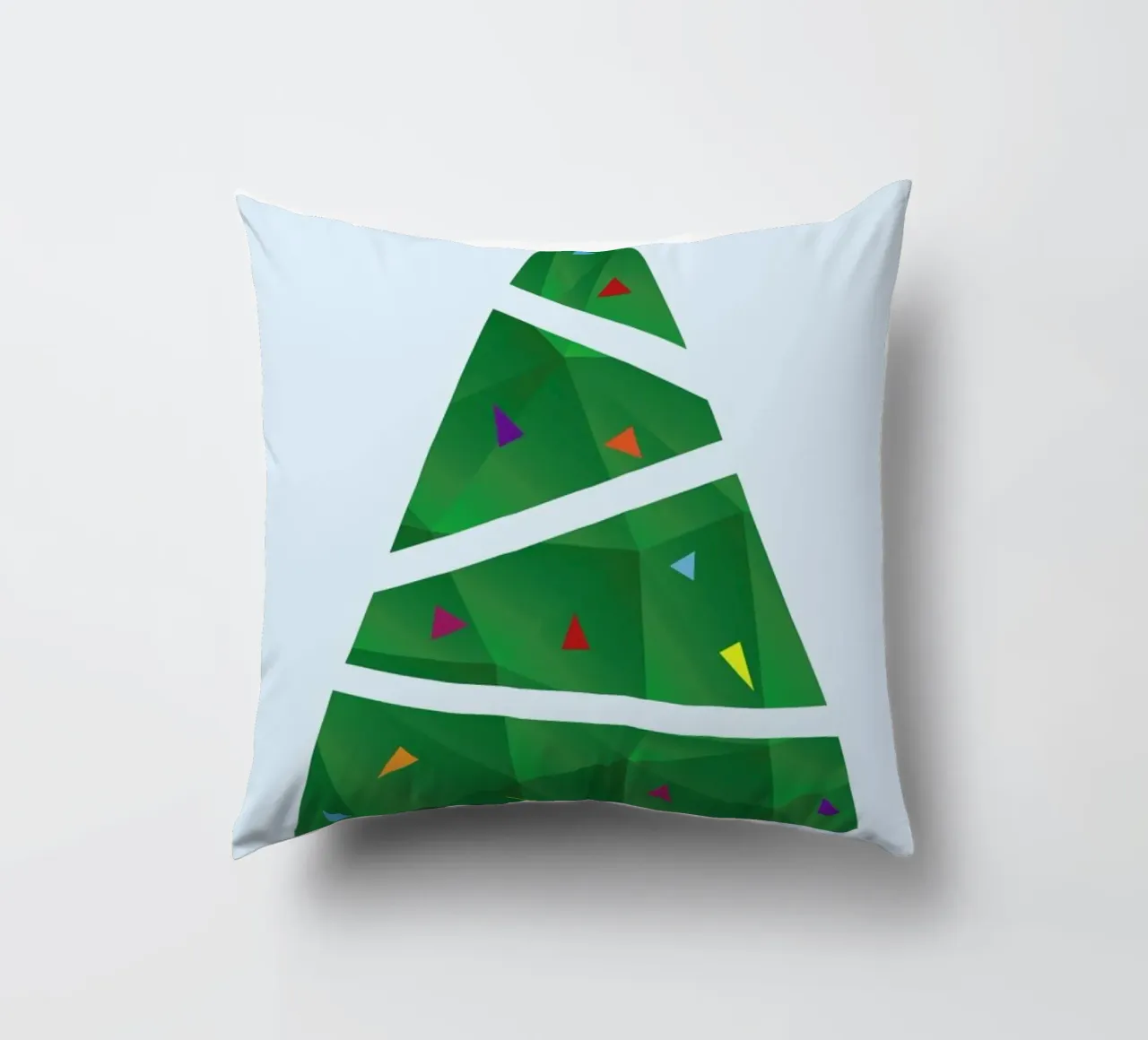 Geometric Christmas Tree cuscino da The Native State
